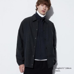 Kurtki Męskie Uniqlo Work Czarne,Uniqlo Polska | N322947