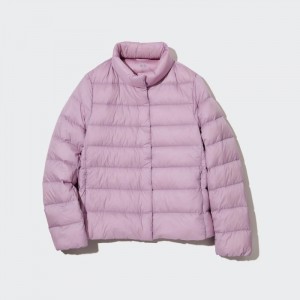 Kurtki Puchowe Damskie Uniqlo Ultra Light Różowe,Uniqlo Polska | E224217
