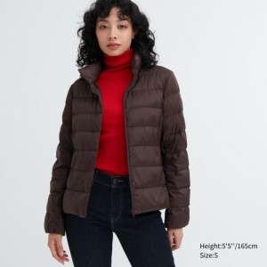 Kurtki Puchowe Damskie Uniqlo Ultra Light Ciemny Brązowe,Uniqlo Polska | Y371281