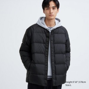 Kurtki Puchowe Męskie Uniqlo Recycled Czarne,Uniqlo Polska | R896125