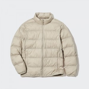 Kurtki Puchowe Męskie Uniqlo Ultra Light (3D Cut Wide Quilt) (2022 Edition) Natural,Uniqlo Polska | G765379