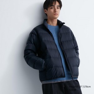 Kurtki Puchowe Męskie Uniqlo Ultra Light (3D Cut Wide Quilt) Granatowe,Uniqlo Polska | Y467763