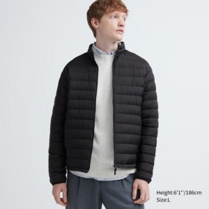 Kurtki Puchowe Męskie Uniqlo Ultra Light (Narrow Quilt) Czarne,Uniqlo Polska | O726739