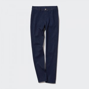 Legginsy Damskie Uniqlo Ultra Stretch Denim Pants (Tall) Granatowe,Uniqlo Polska | C607788
