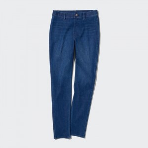 Legginsy Damskie Uniqlo Ultra Stretch Denim Pants Niebieskie,Uniqlo Polska | E935909