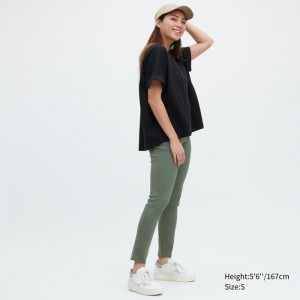 Legginsy Damskie Uniqlo Ultra Stretch Pants Zielone,Uniqlo Polska | R422171