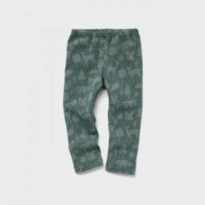 Legginsy Niemowlęce Uniqlo Fleece (Forest) Zielone,Uniqlo Polska | O610917