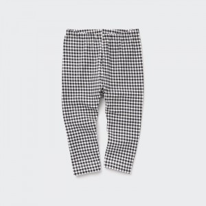 Legginsy Niemowlęce Uniqlo Full-Length (Check) Czarne,Uniqlo Polska | C864022