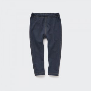 Legginsy Niemowlęce Uniqlo Full-Length (Denim Like) Granatowe,Uniqlo Polska | Z000852