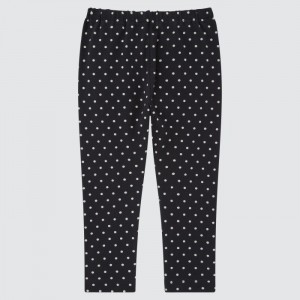 Legginsy Niemowlęce Uniqlo Full-Length (Dot) Czarne,Uniqlo Polska | N132250