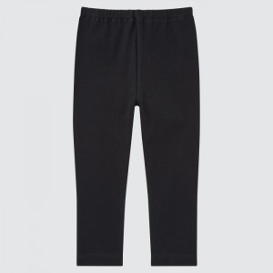 Legginsy Niemowlęce Uniqlo Full-Length (Ribbed) Czarne,Uniqlo Polska | I397952