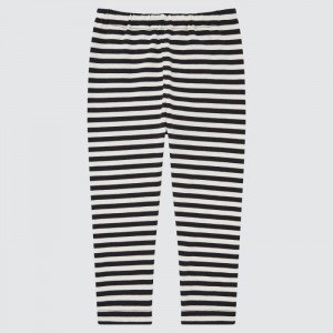 Legginsy Niemowlęce Uniqlo Full-Length (Stripe) Czarne,Uniqlo Polska | O683757