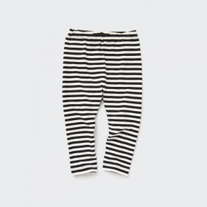 Legginsy Niemowlęce Uniqlo Full-Length (Stripe) Czarne,Uniqlo Polska | N939702