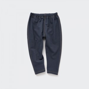 Legginsy Niemowlęce Uniqlo Relaxed-Fit (Denim-Like) Granatowe,Uniqlo Polska | E202903
