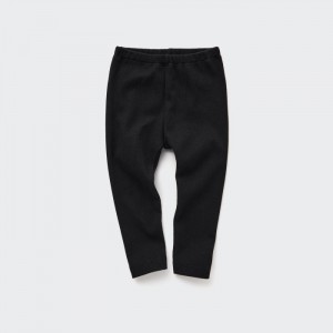 Legginsy Niemowlęce Uniqlo Ribbed Czarne,Uniqlo Polska | V773153