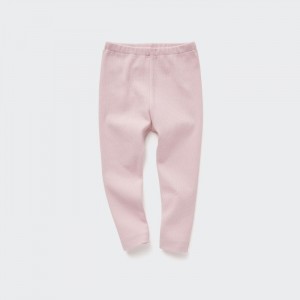 Legginsy Niemowlęce Uniqlo Ribbed Różowe,Uniqlo Polska | W988222