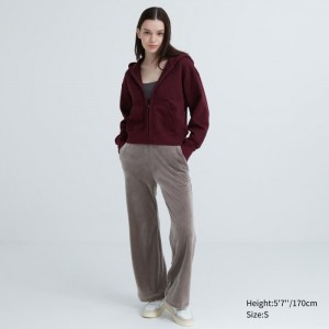 Lounge Pants Damskie Uniqlo Ultra Stretch Smooth Brązowe,Uniqlo Polska | G227373