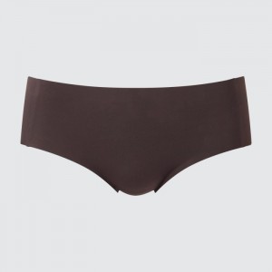 Majtki Damskie Uniqlo AIRism Ultra Seamless Hiphugger Ciemny Brązowe,Uniqlo Polska | X870042