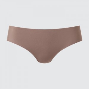 Majtki Damskie Uniqlo AIRism Ultra Seamless Regular Brązowe,Uniqlo Polska | X568311