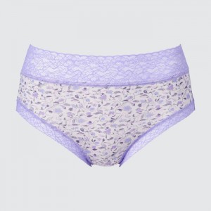 Majtki Damskie Uniqlo High-Rise Fioletowe,Uniqlo Polska | A122753
