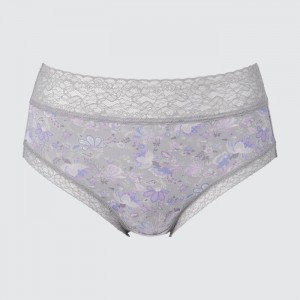 Majtki Damskie Uniqlo High-Rise Szare,Uniqlo Polska | T324728