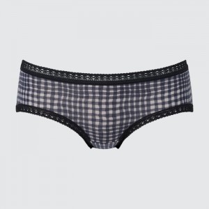 Majtki Damskie Uniqlo Hip Huggers Czarne,Uniqlo Polska | T903897