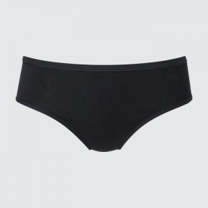 Majtki Damskie Uniqlo Mid-Rise Czarne,Uniqlo Polska | A865915