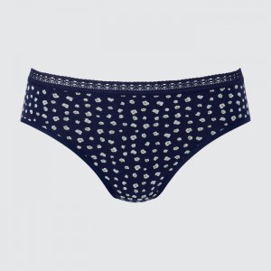 Majtki Damskie Uniqlo Mid-Rise Granatowe,Uniqlo Polska | T028156