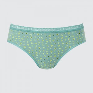 Majtki Damskie Uniqlo Mid-Rise Zielone,Uniqlo Polska | N026514