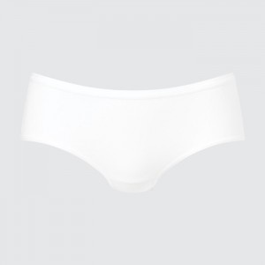 Majtki Damskie Uniqlo Plain Hip Huggers Białe,Uniqlo Polska | D600829
