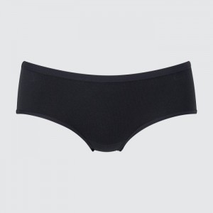 Majtki Damskie Uniqlo Plain Hip Huggers Czarne,Uniqlo Polska | B722176