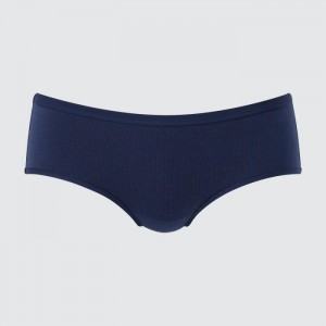 Majtki Damskie Uniqlo Plain Hip Huggers Niebieskie,Uniqlo Polska | L906144