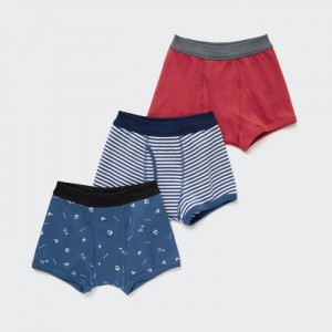 Majtki Dziecięce Uniqlo Boxer 3 Pack Niebieskie,Uniqlo Polska | V078366