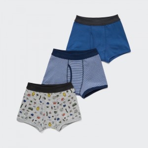 Majtki Dziecięce Uniqlo Boxer 3 Pack Szare,Uniqlo Polska | G557792
