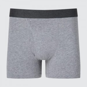 Majtki Męskie Uniqlo Cotton Boxer Szare,Uniqlo Polska | M058658