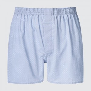 Majtki Męskie Uniqlo Woven Trunks Niebieskie,Uniqlo Polska | Q523507