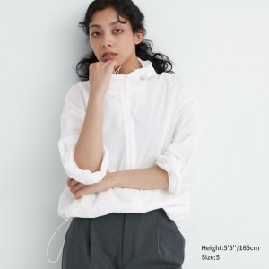 Parka Damskie Uniqlo UV Protection Pocketable Białe,Uniqlo Polska | E414575