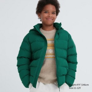 Parka Dziecięce Uniqlo PUFFTECH Washable (Warm Padded) Zielone,Uniqlo Polska | V621120