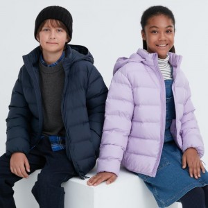 Parka Dziecięce Uniqlo PUFFTECH Washable (Warm Padded) Granatowe,Uniqlo Polska | Y684625