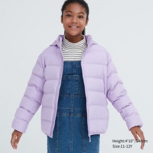 Parka Dziecięce Uniqlo PUFFTECH Washable (Warm Padded) Fioletowe,Uniqlo Polska | V611573