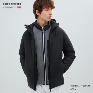 Parka Męskie Uniqlo Light Warm Padded Czarne,Uniqlo Polska | F951193