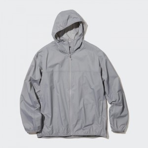 Parka Męskie Uniqlo Pocketable UV Protection 3D Cut Szare,Uniqlo Polska | J996711