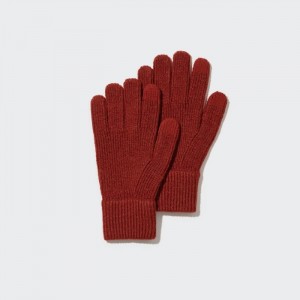 Rękawiczki Damskie Uniqlo HEATTECH Knitted Czerwone,Uniqlo Polska | M287520