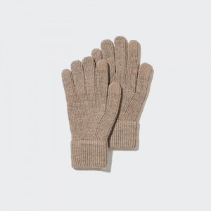 Rękawiczki Damskie Uniqlo HEATTECH Knitted Beżowe,Uniqlo Polska | B904804