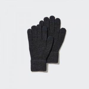 Rękawiczki Męskie Uniqlo HEATTECH Knitted Ciemny Szare,Uniqlo Polska | B533710
