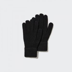 Rękawiczki Męskie Uniqlo HEATTECH Knitted Czarne,Uniqlo Polska | T038841