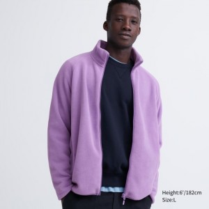 Runo Damskie Uniqlo Full-Zip Fioletowe,Uniqlo Polska | X796629