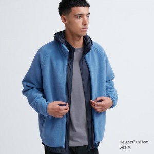 Runo Damskie Uniqlo Full-Zip Niebieskie,Uniqlo Polska | X961638