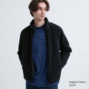 Runo Męskie Uniqlo Full-Zip Jacket Czarne,Uniqlo Polska | E028813