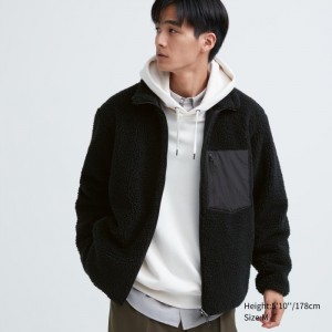 Runo Męskie Uniqlo Windproof Outer Jacket Czarne,Uniqlo Polska | W343783
